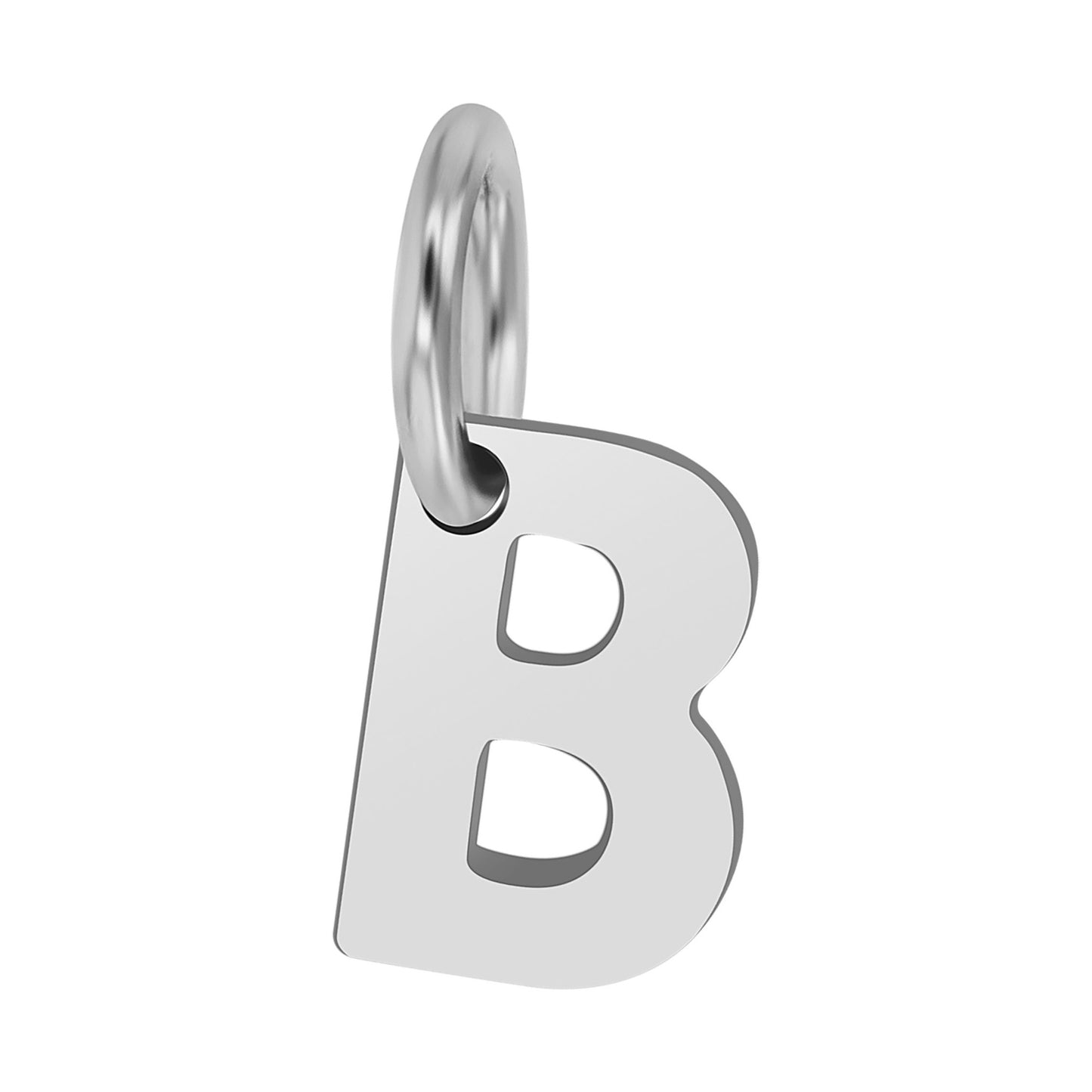 Unisex Anhänger – Buchstabe N Buchstabenanhänger aus 925 Silber