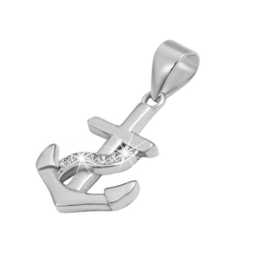 Damen Anhänger aus 925 Silber mit Zirkonia