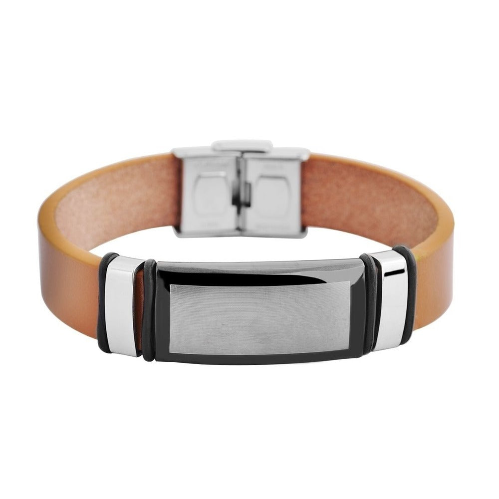 Unisex Armband aus Leder 20 cm