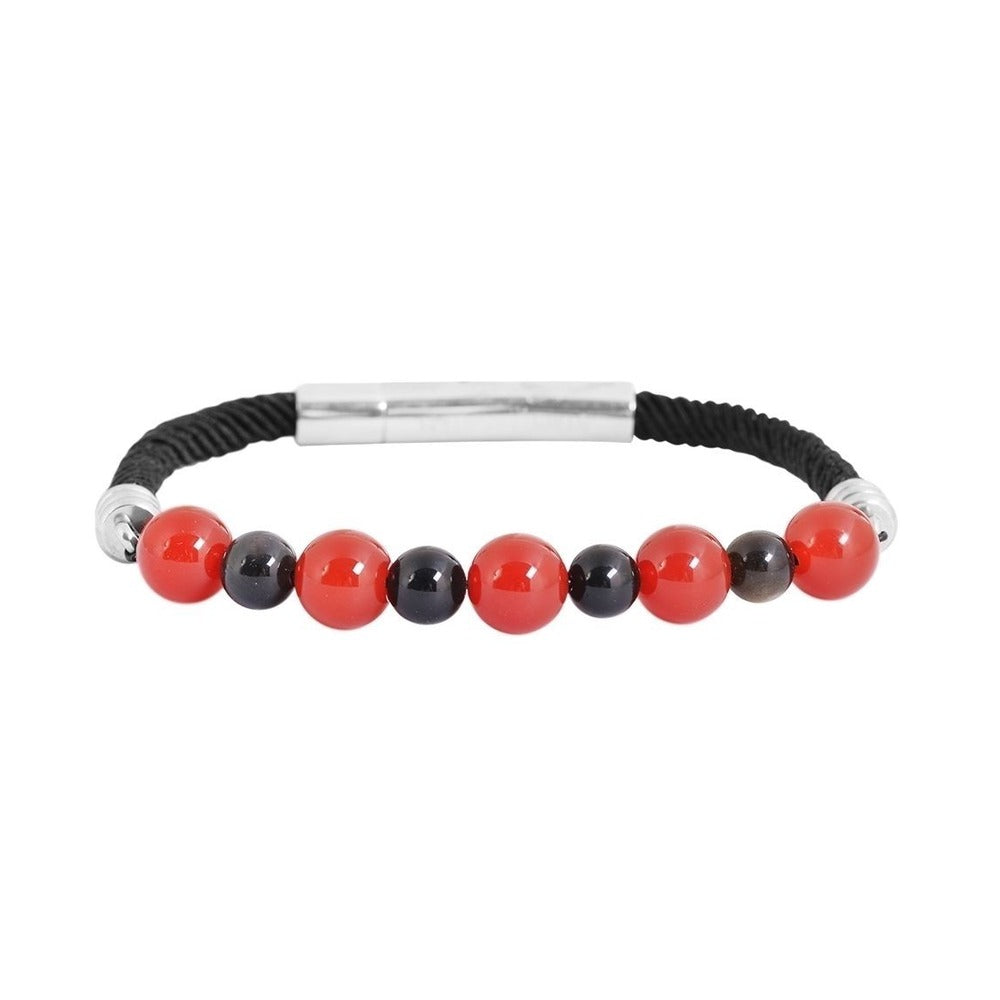 Damen Armband – Kugelarmband aus Edelstahl 18 cm