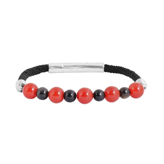 Damen Armband – Kugelarmband aus Edelstahl 18 cm