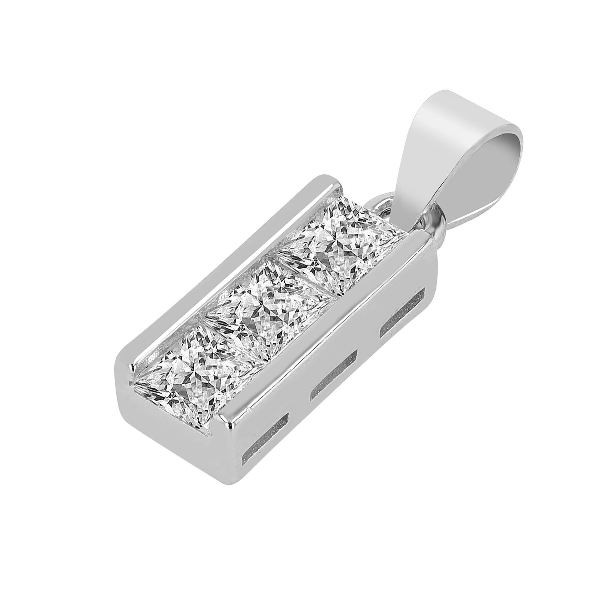 Damen Anhänger aus 925 Silber mit Zirkonia