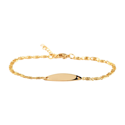 Unisex Armband aus Edelstahl 18 cm