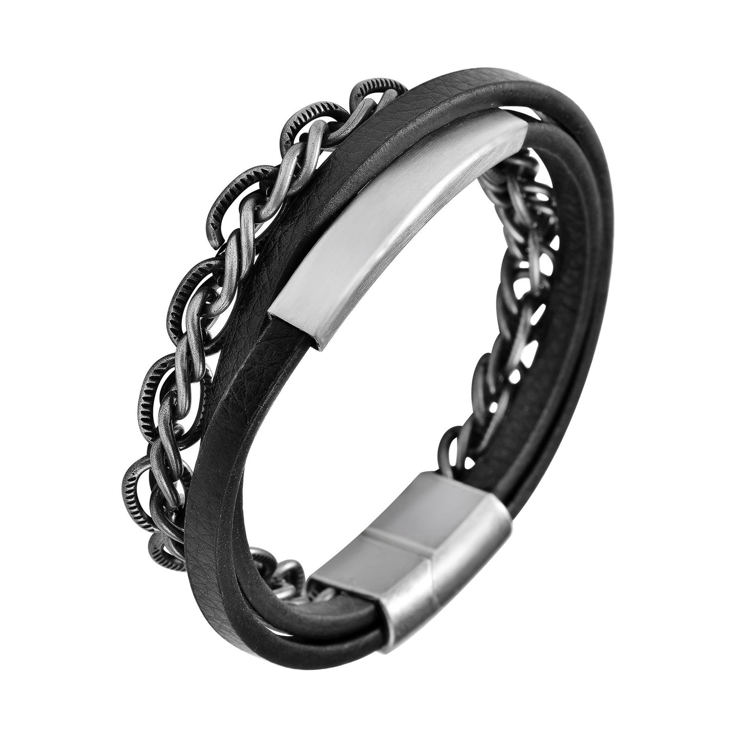 Unisex Armband – Lederarmband aus Leder 21 cm