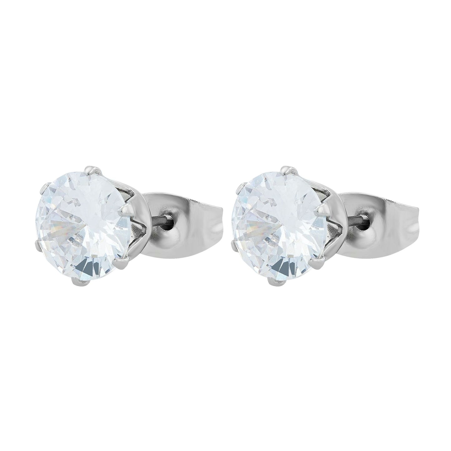 Damen Ohrringe – Ohrstecker aus Edelstahl mit Zirkonia