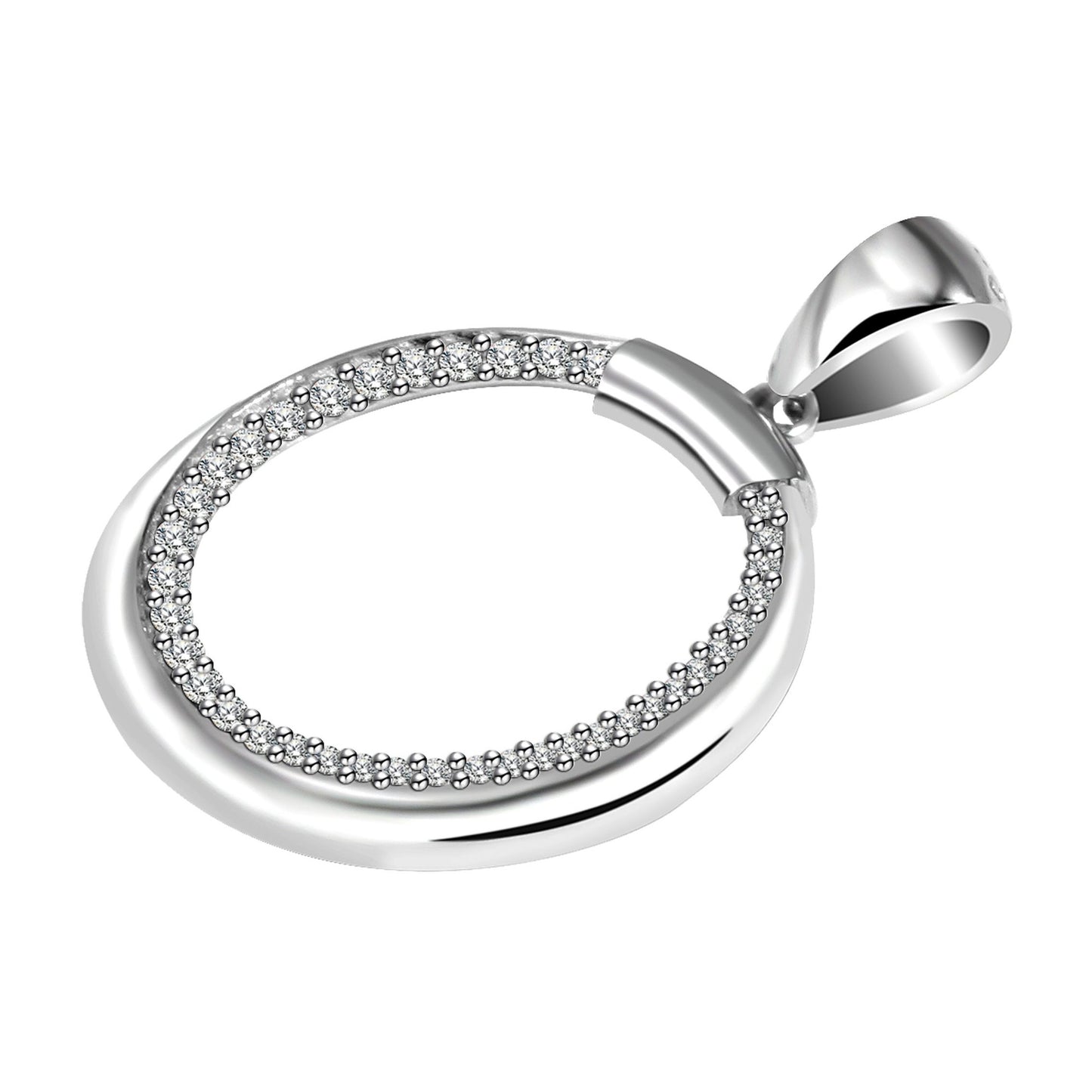Damen Anhänger aus 925 Silber mit Zirkonia