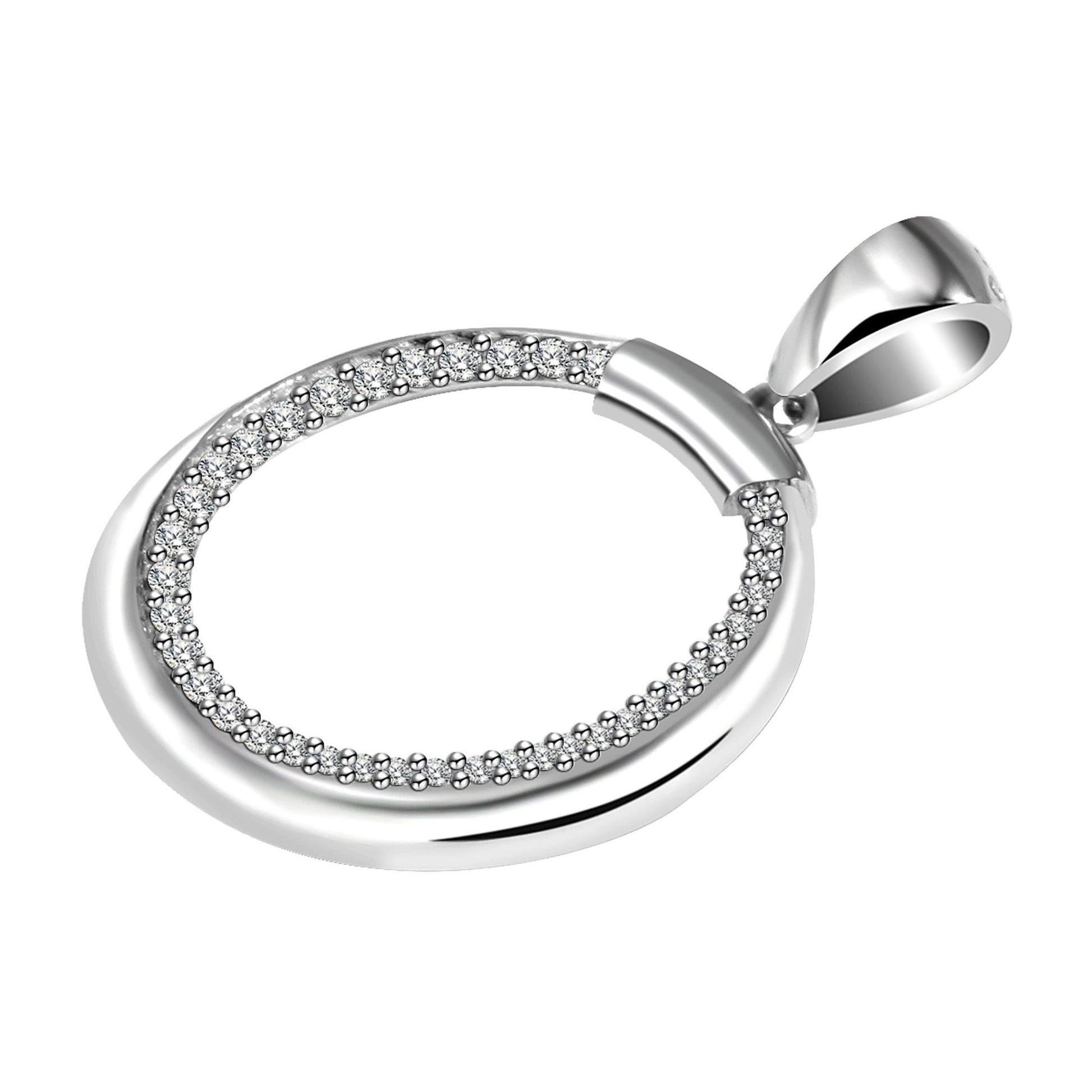Damen Anhänger aus 925 Silber mit Zirkonia