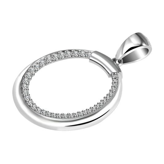 Damen Anhänger aus 925 Silber mit Zirkonia