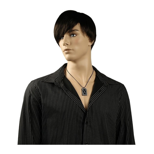 Damen Halskette aus Kautschuk 50 cm