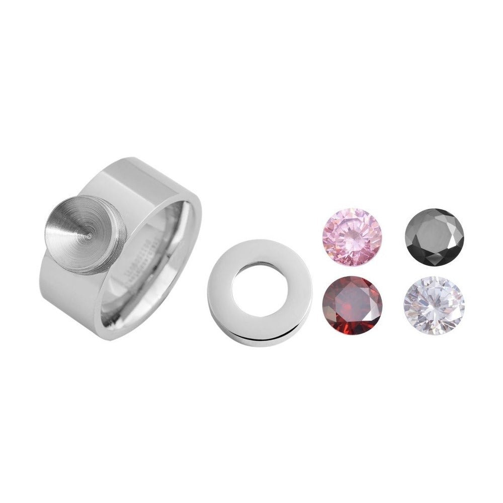 Damen Ring aus Edelstahl