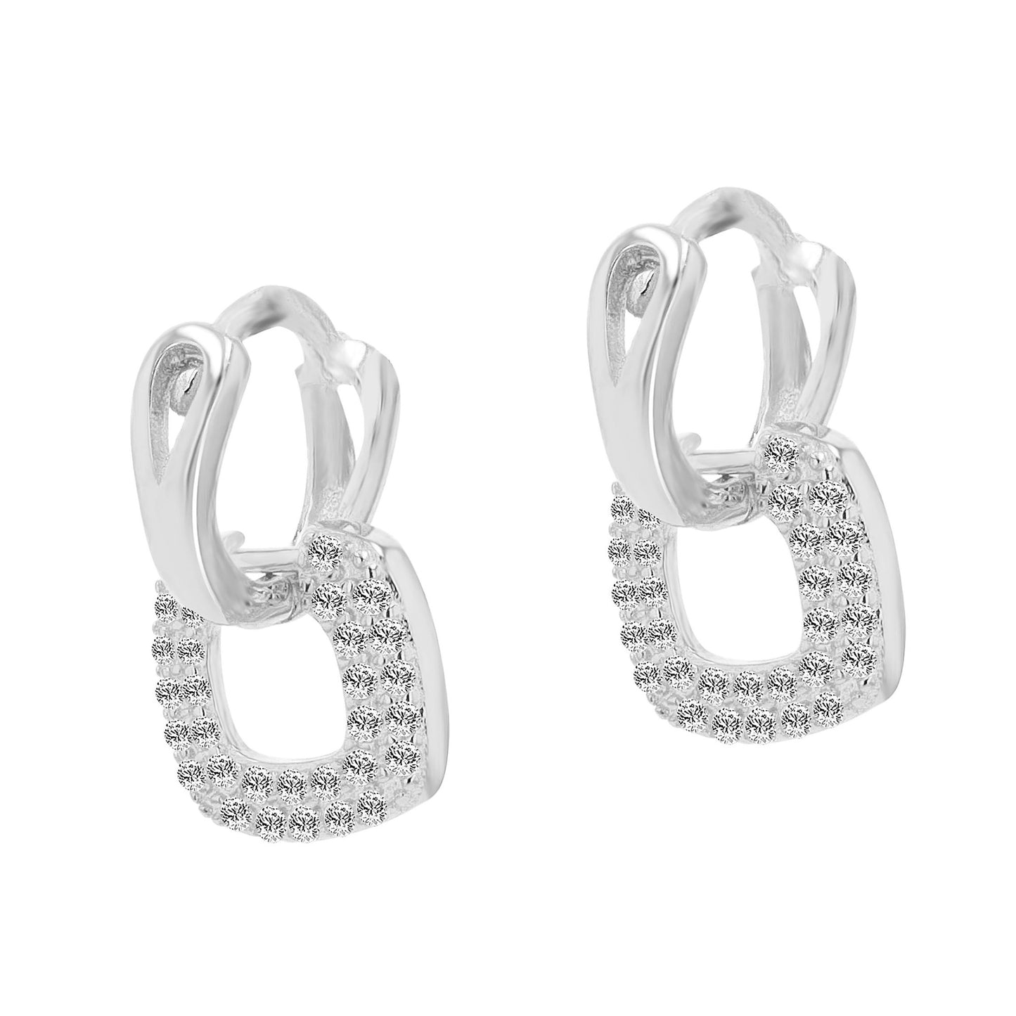 Damen Anhänger aus 925 Silber mit Zirkonia