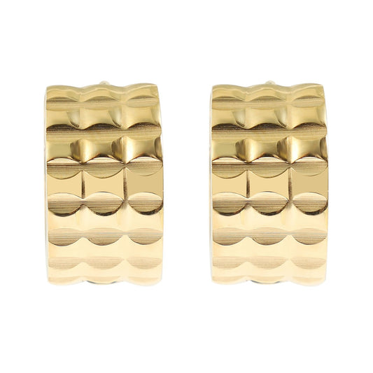 Unisex Ohrringe – Klappcreole aus Edelstahl