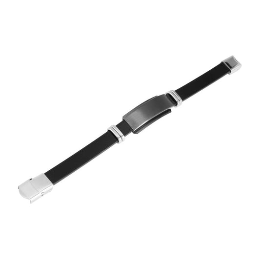 Herren Armband aus Leder 21,5 cm