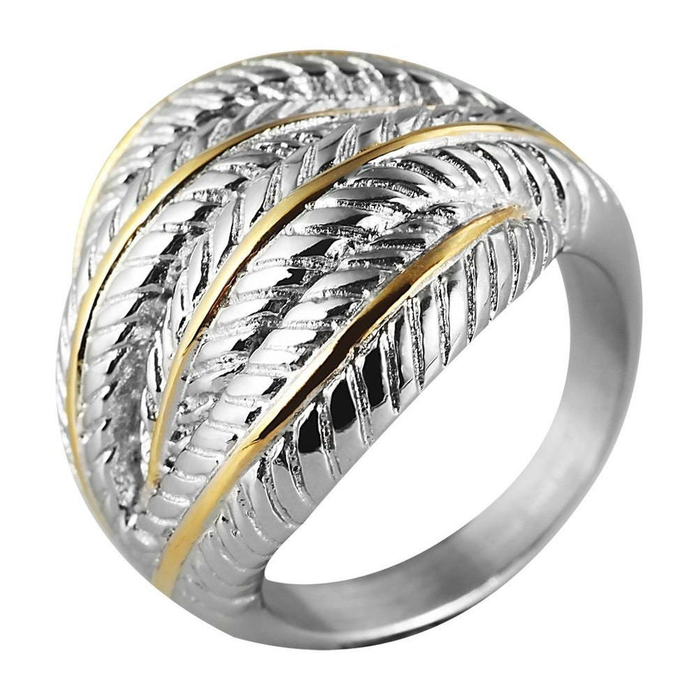 Damen Ring aus Edelstahl