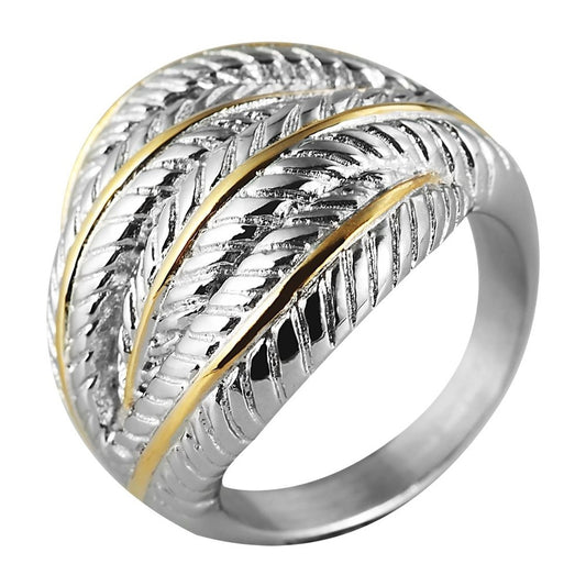 Damen Ring aus Edelstahl