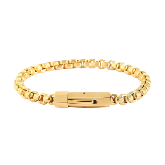 Unisex Armband aus Edelstahl 22 cm