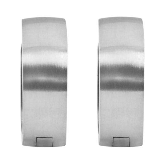 Unisex Ohrringe – Klappcreole aus Edelstahl