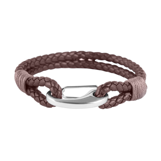 Unisex Armband – Textilarmband aus Leder 22 cm