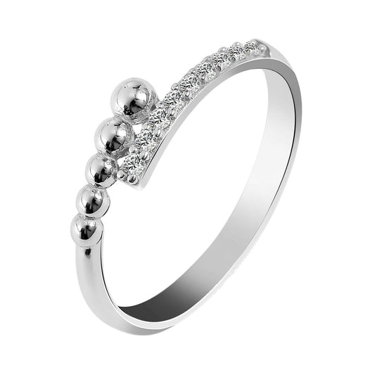 Damen Ring aus 925 Silber mit Zirkonia