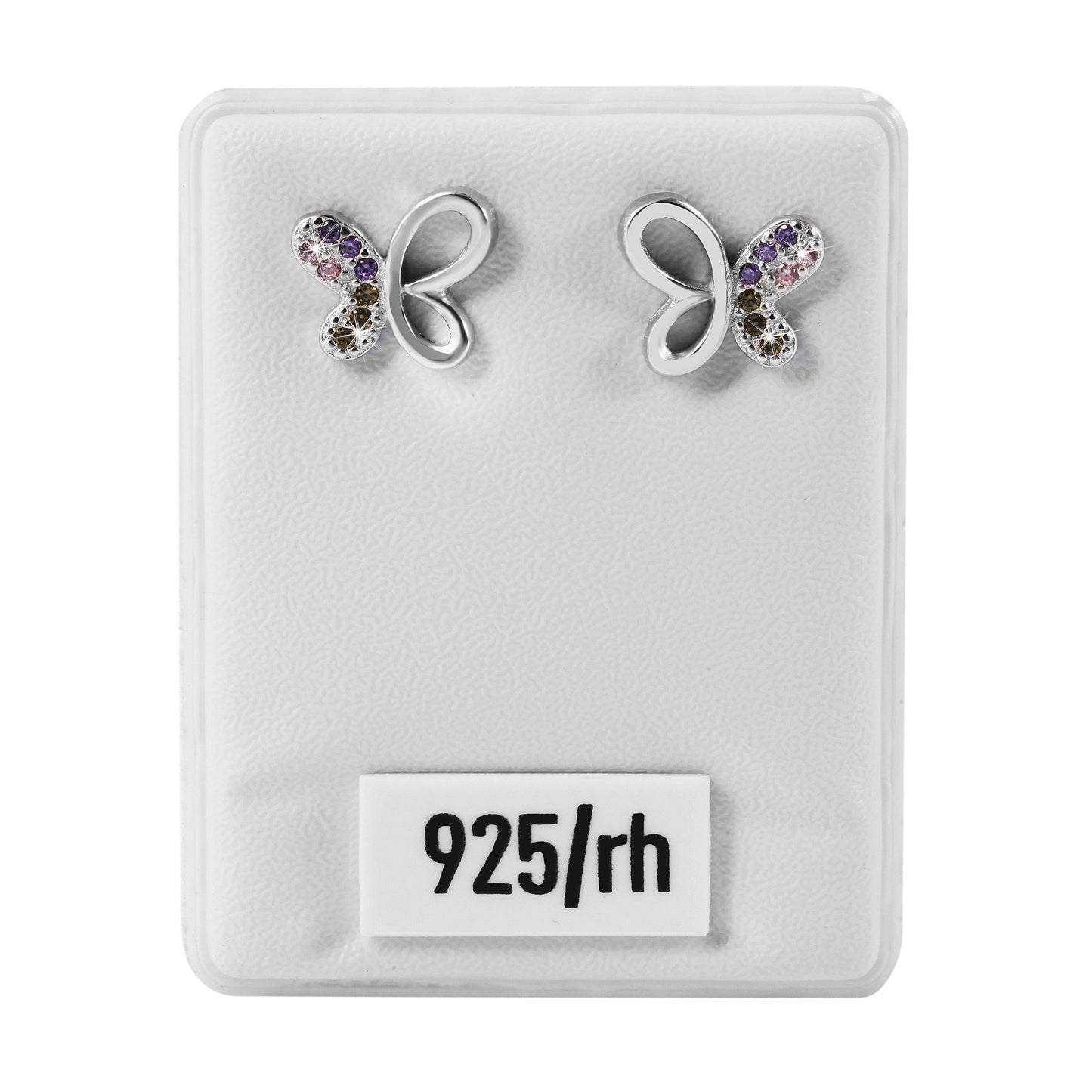Damen Ohrringe – Ohrstecker aus 925 Silber mit Zirkonia