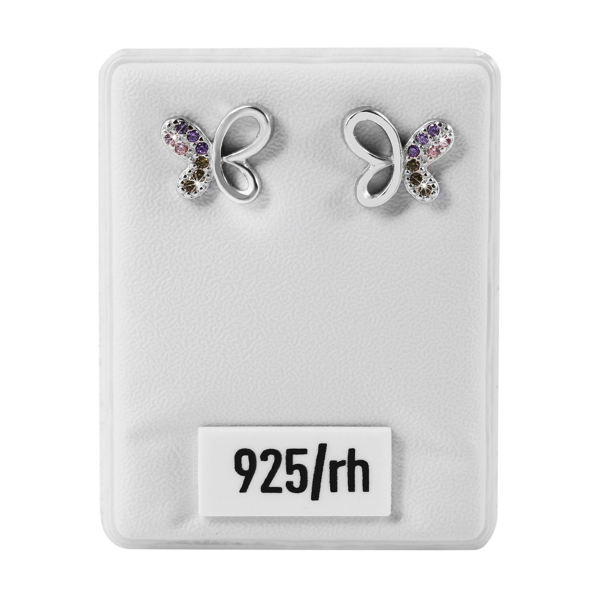 Damen Ohrringe – Ohrstecker aus 925 Silber mit Zirkonia