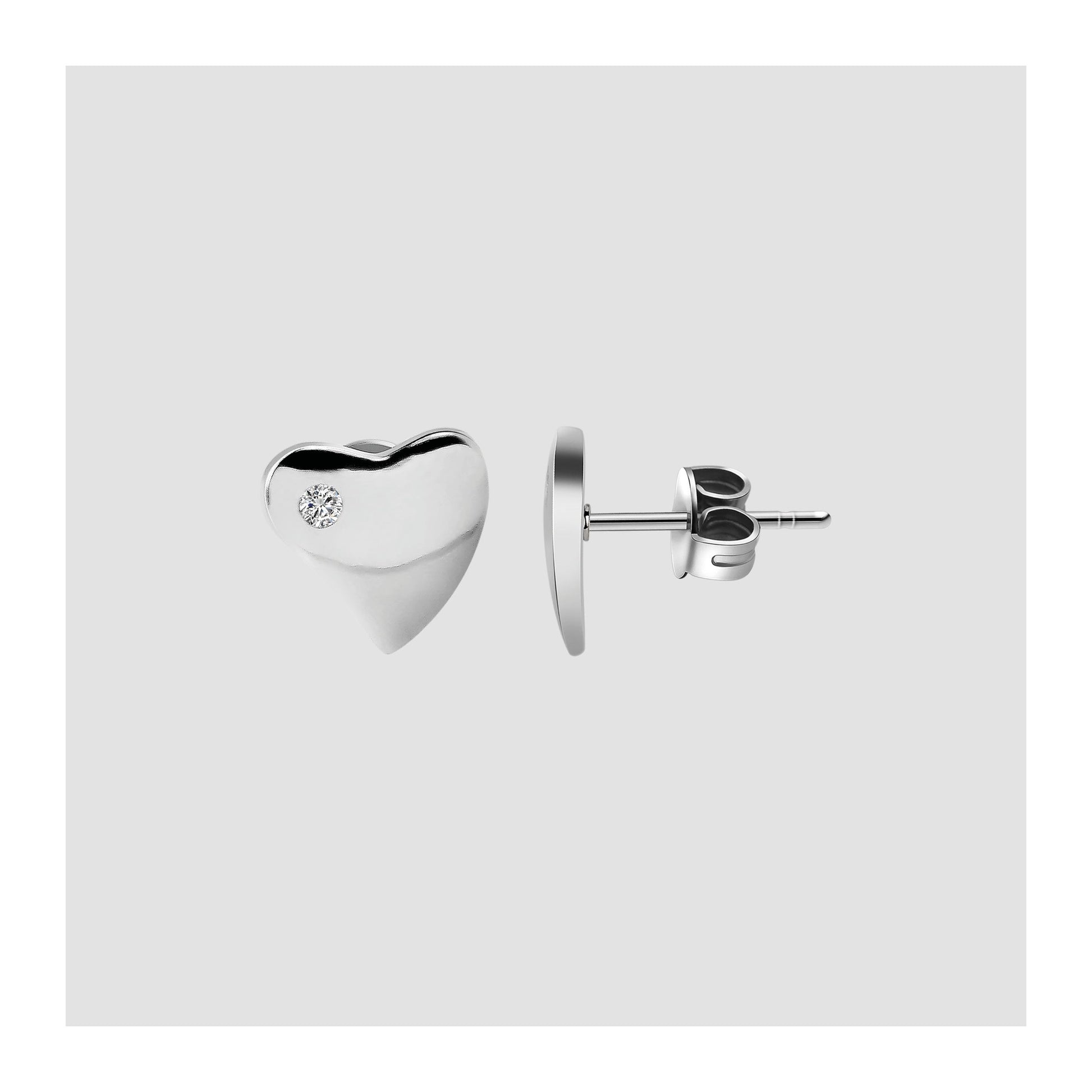 Damen Ohrringe – Ohrstecker aus 925 Silber mit Zirkonia