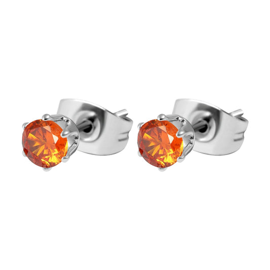 Damen Ohrringe – Ohrstecker aus Edelstahl mit Zirkonia