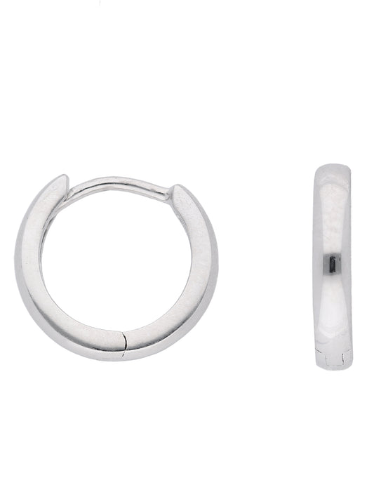 Adelia´s 333 Weißgold Ohrringe   Creolen Ø 12 mm