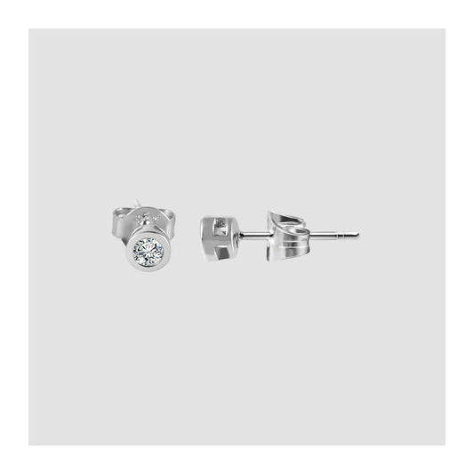 Kinder Ohrringe – Ohrstecker aus 925 Silber mit Zirkonia