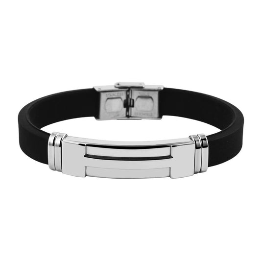 Unisex Armband aus Kautschuk 21 cm