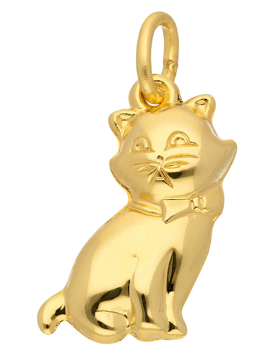 Adelia´s 333 Gold Anhänger Katze