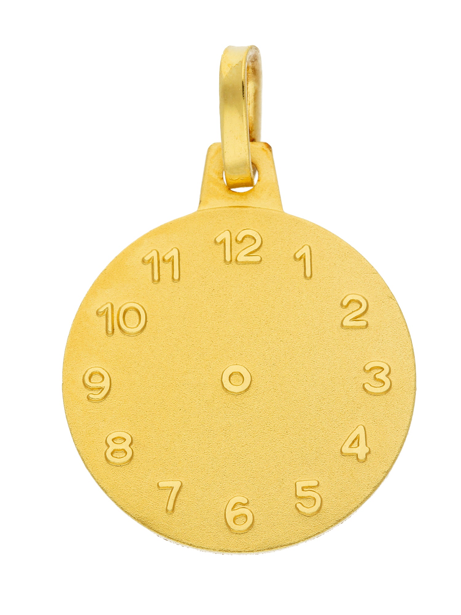 Adelia´s 585 Gold Anhänger Taufuhr Ø 14,1 mm