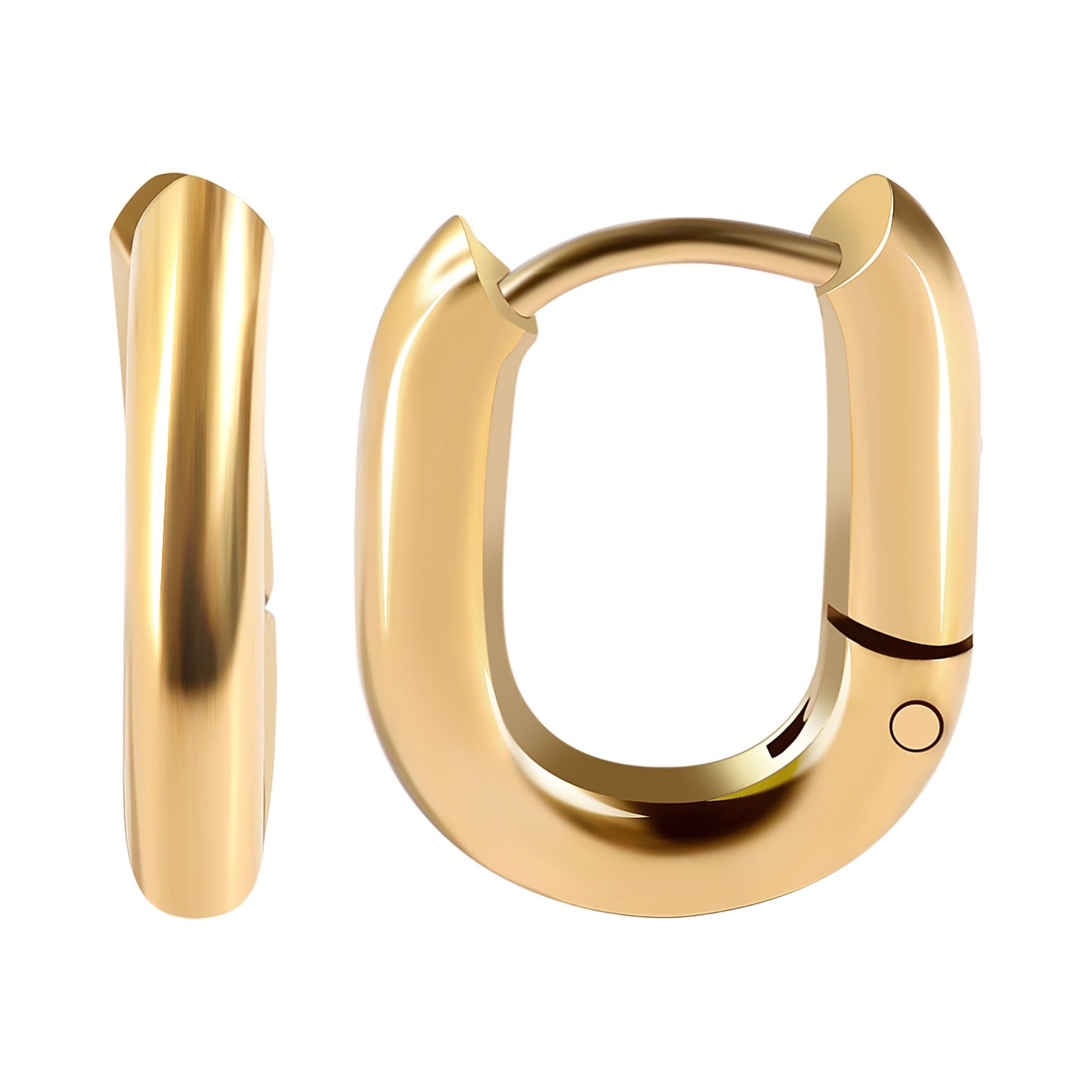 Damen Ohrringe – Creole aus Edelstahl