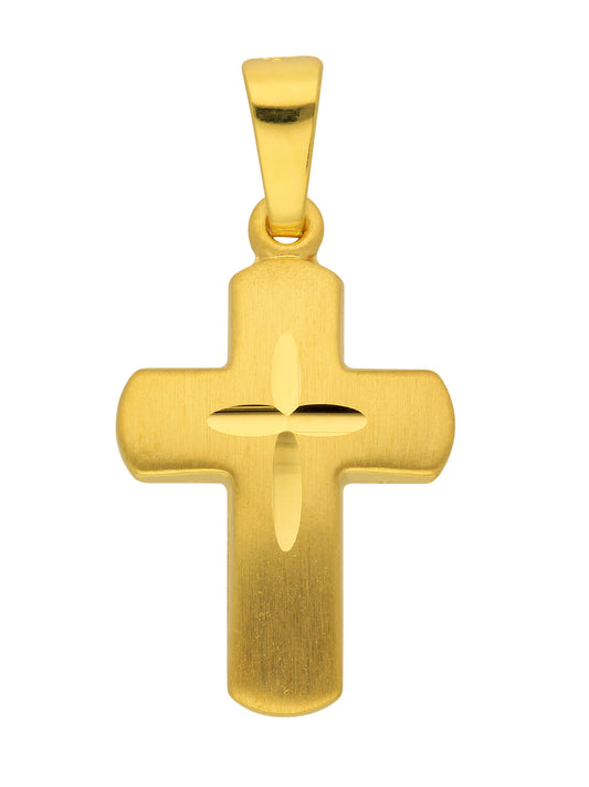 Adelia´s 585 Gold Kreuz Anhänger