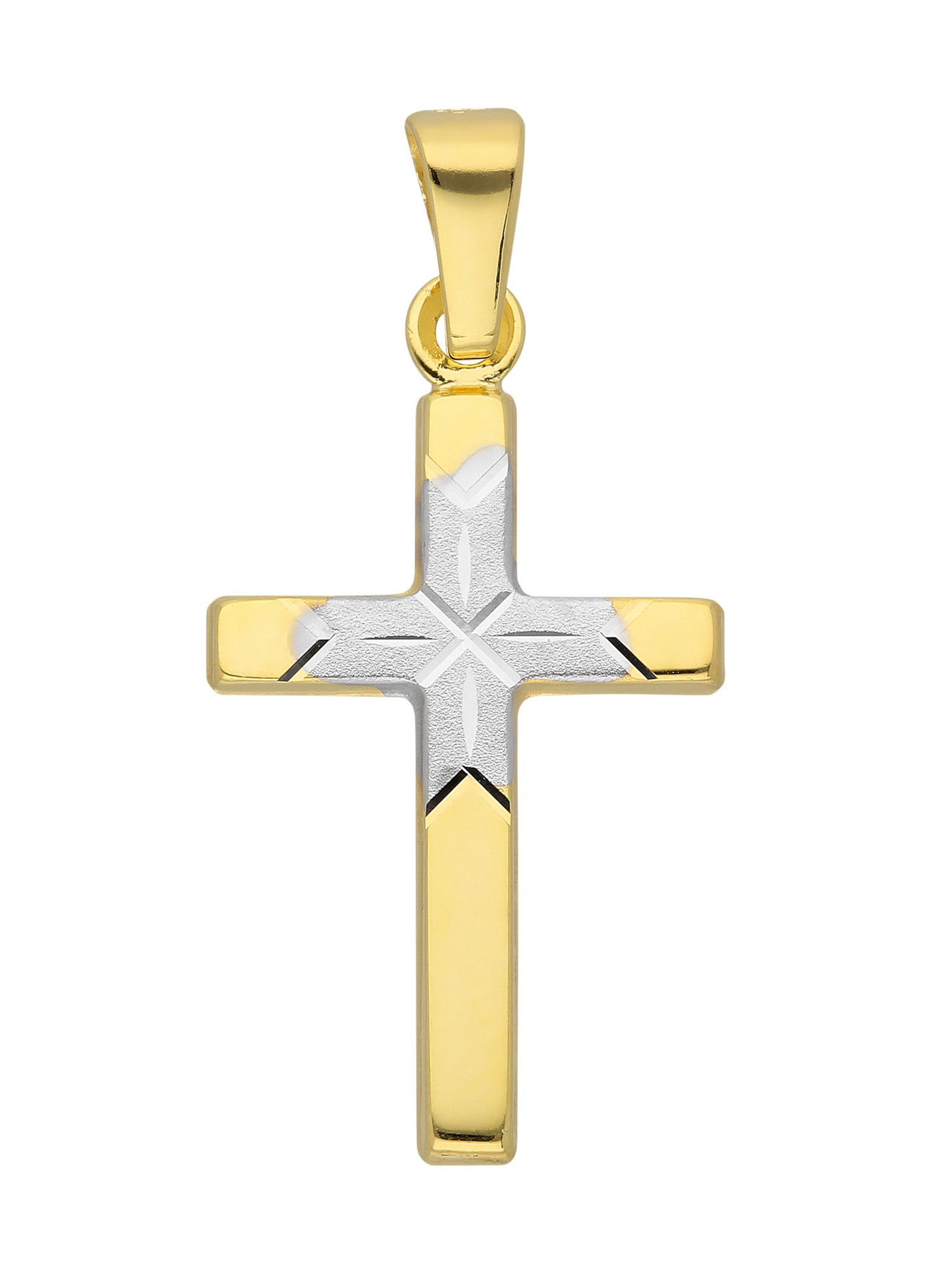 Adelia´s 585 Gold Kreuz Anhänger