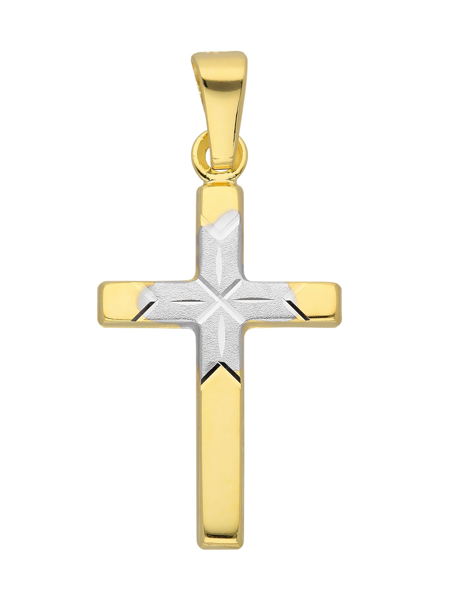 Adelia´s 585 Gold Kreuz Anhänger