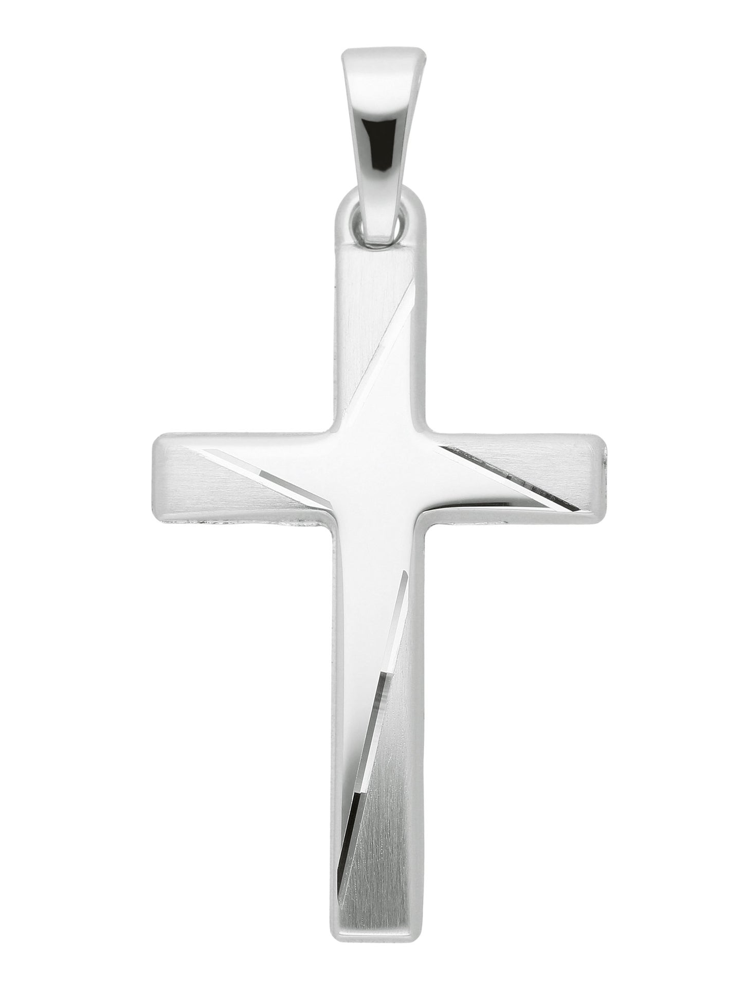 Adelia´s 333 Weißgold Kreuz Anhänger