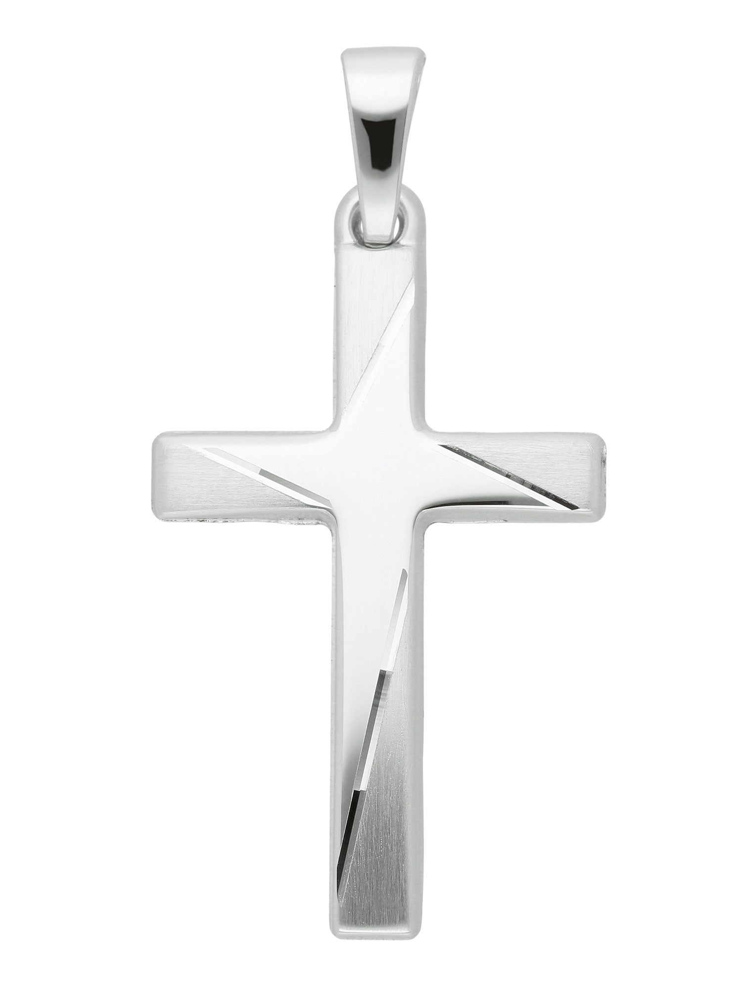 Adelia´s 333 Weißgold Kreuz Anhänger