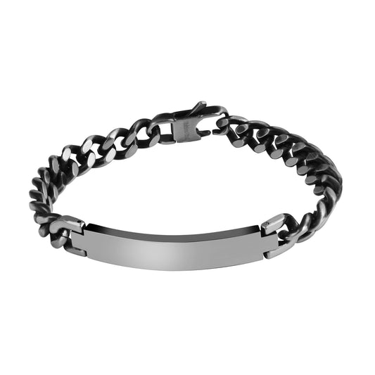 Herren Armband – Panzerarmband aus Edelstahl 21,5 cm