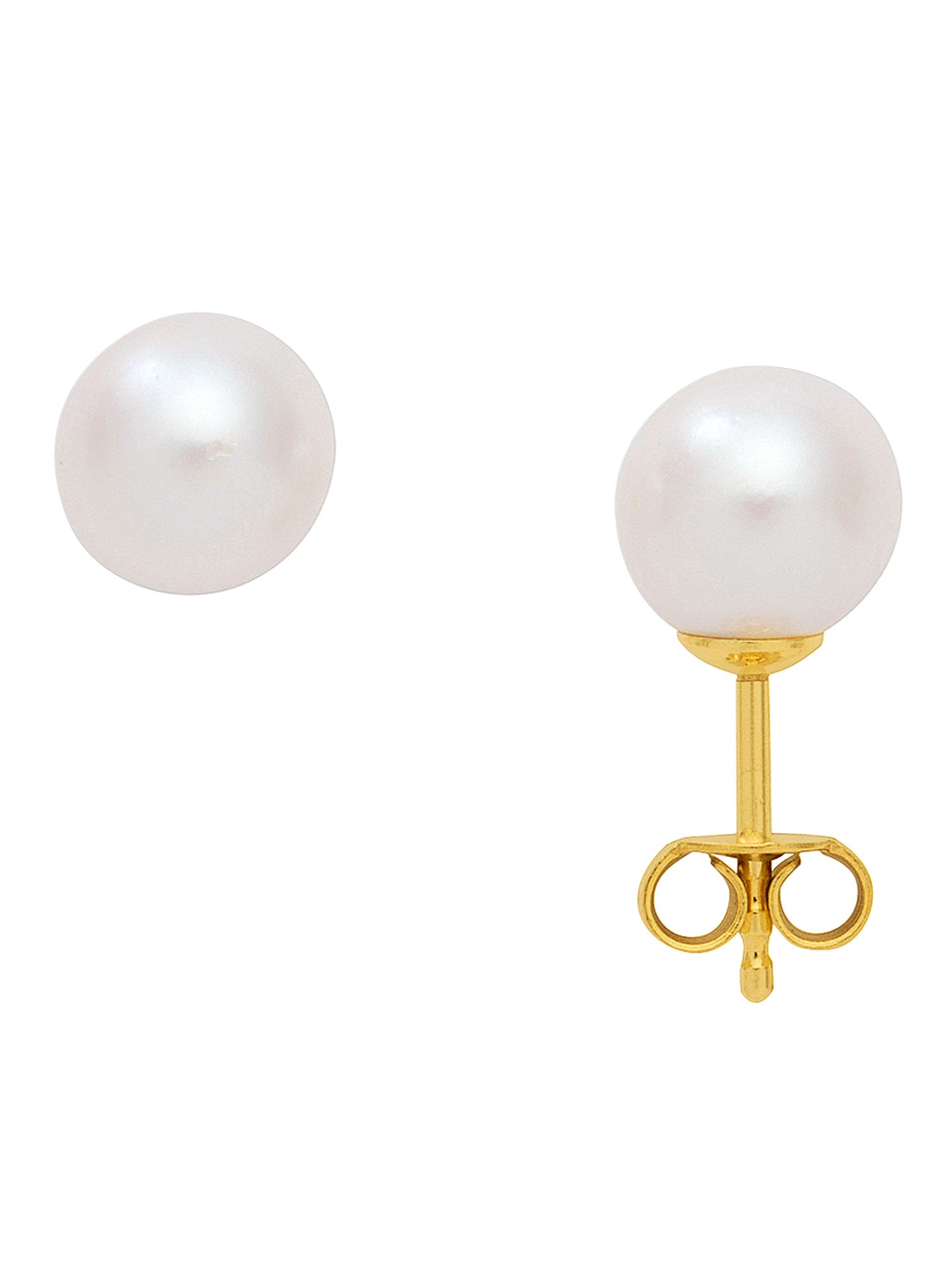 Adelia´s 333 Gold Ohrringe   Ohrstecker mit Süßwasser Zuchtperle