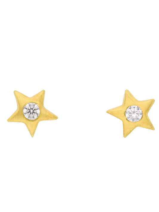 Adelia´s 333 Gold Ohrringe   Ohrstecker Stern mit Zirkonia