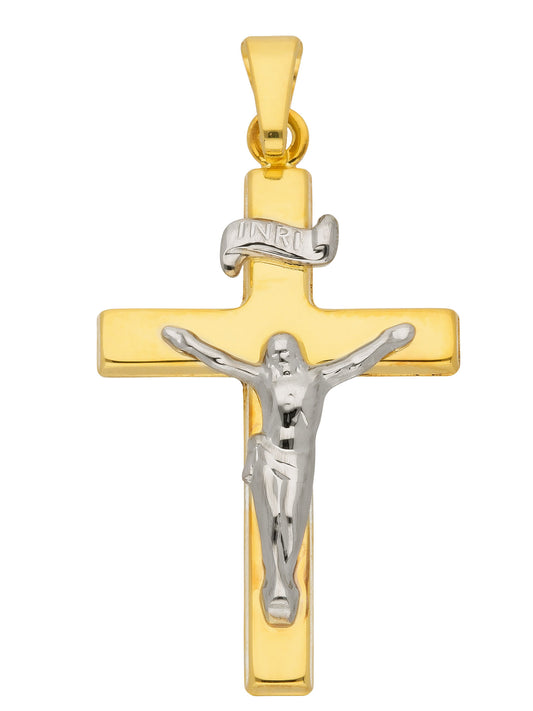 Adelia´s 333 Gold Kreuz Anhänger Korpus