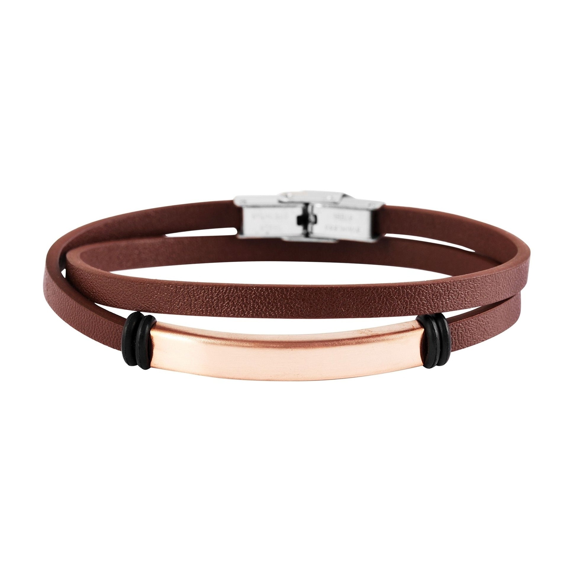 Unisex Armband – Wickelarmband aus Leder 42 cm