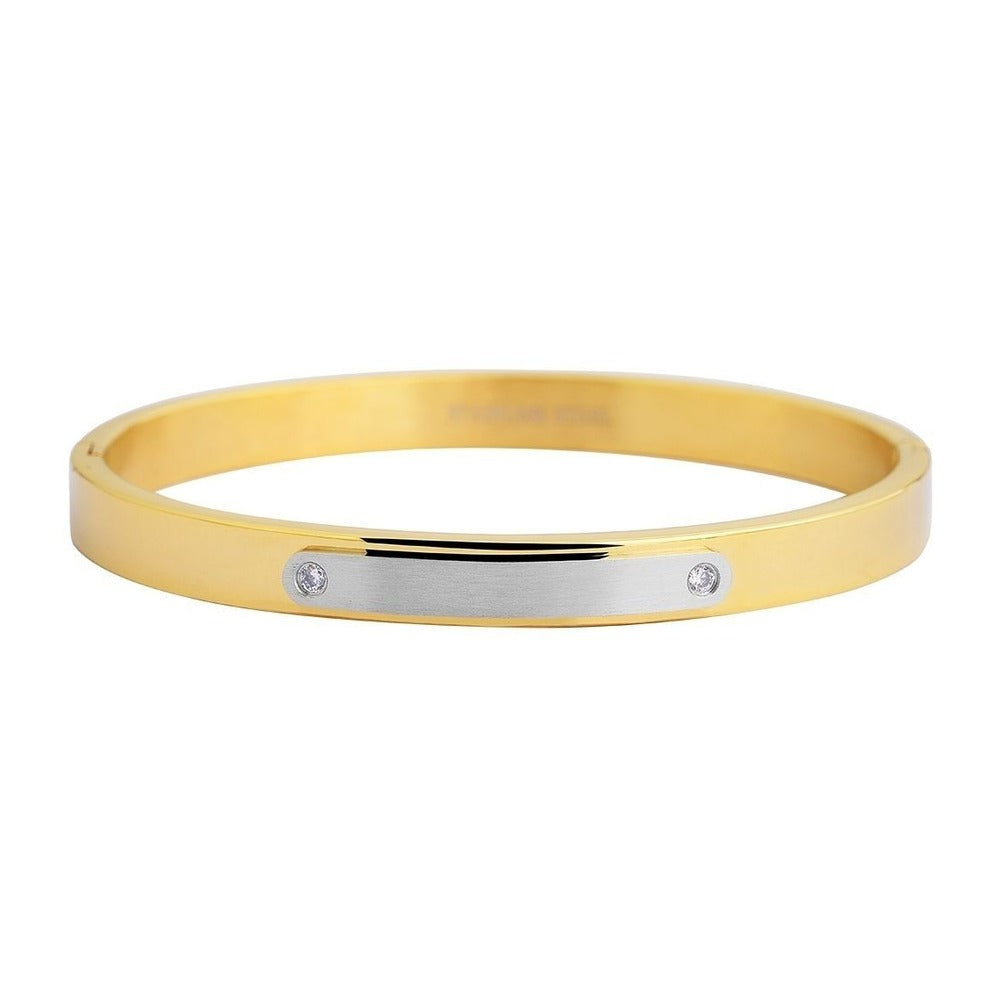 Damen Armband – Armreif aus Edelstahl Ø 5,6 cm cm