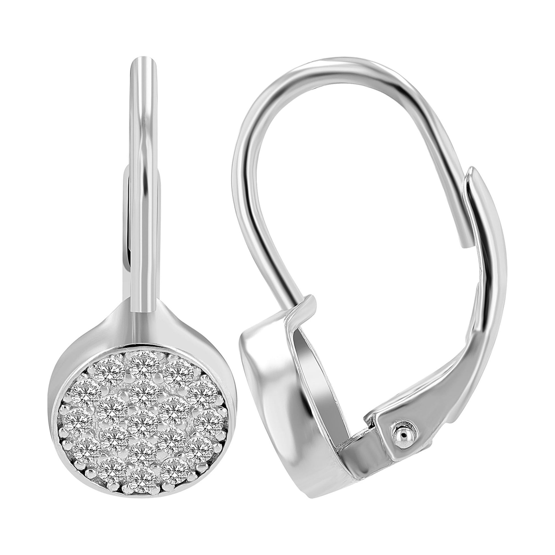 Damen Anhänger – Herzanhänger aus 925 Silber mit Zirkonia