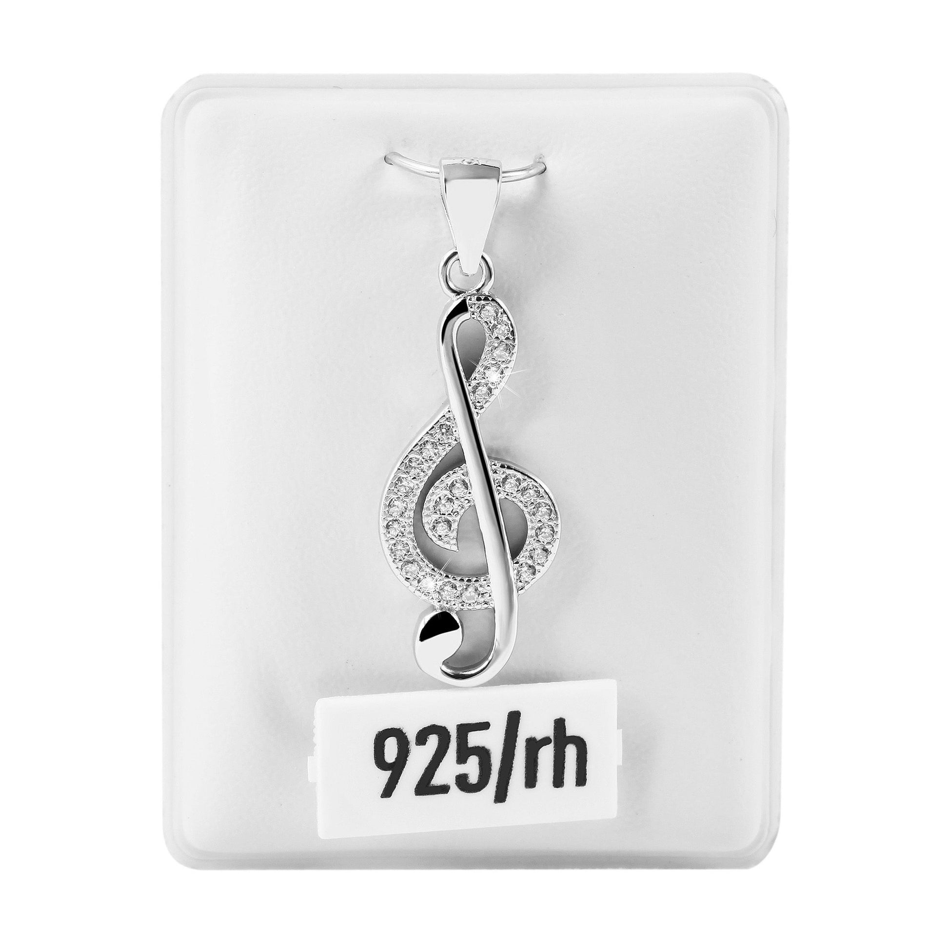 Damen Anhänger aus 925 Silber mit Zirkonia