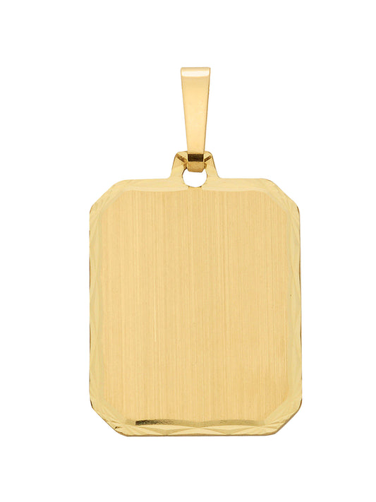Adelia´s 333 Gold Gravurplatte Anhänger