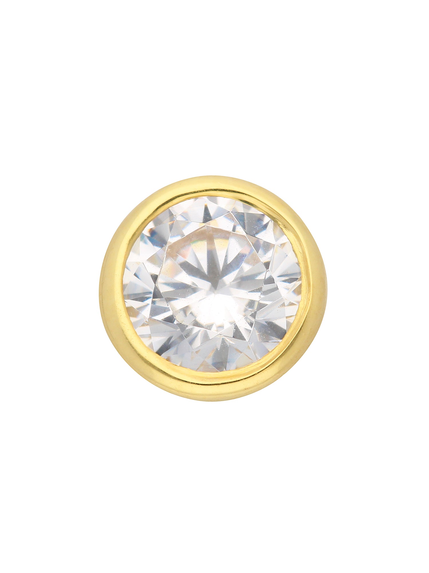 Adelia´s 333 Gold Anhänger mit Zirkonia Ø 7 mm
