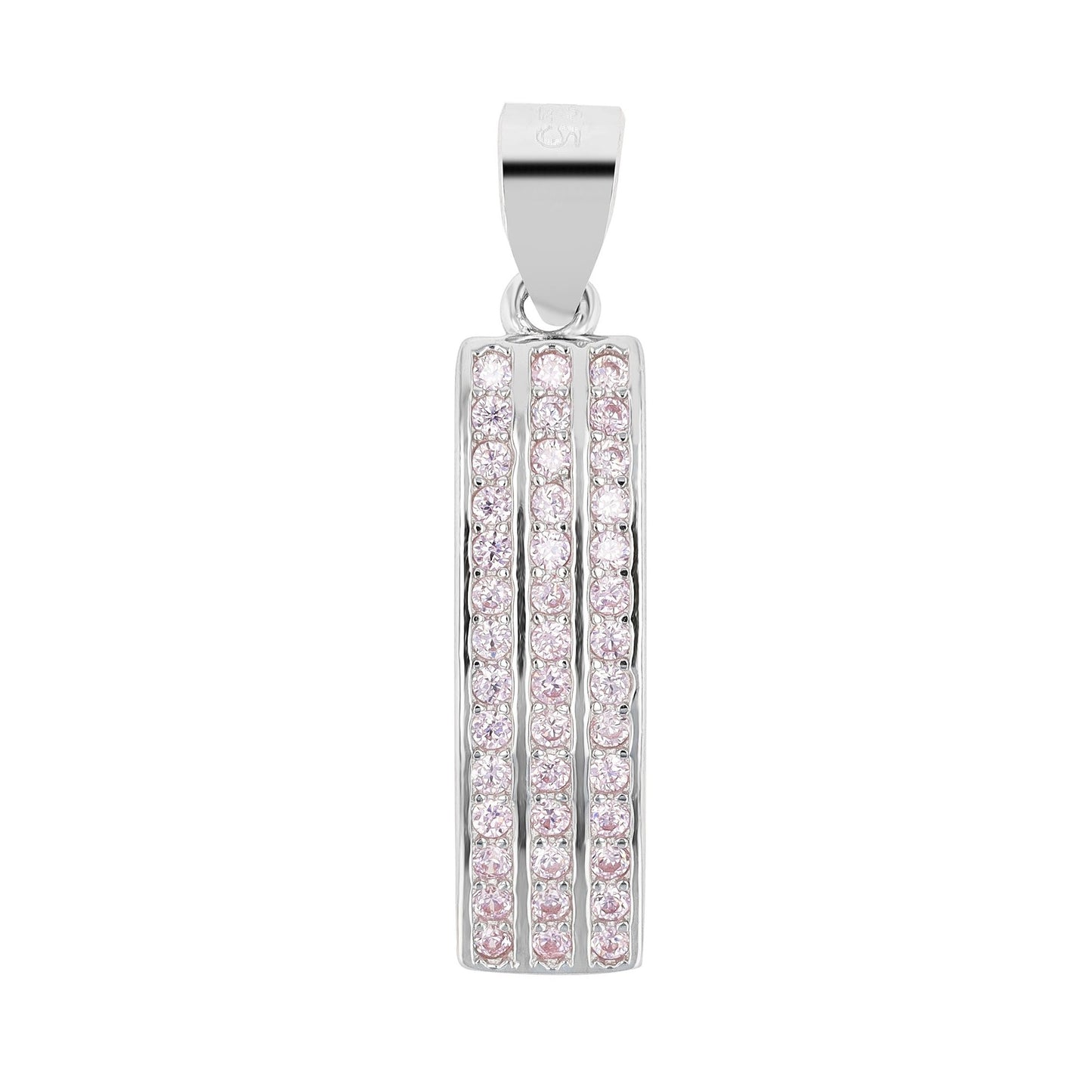 Damen Anhänger aus 925 Silber mit Zirkonia