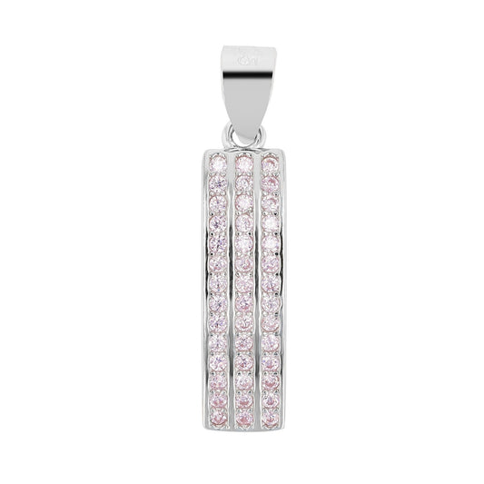 Damen Anhänger aus 925 Silber mit Zirkonia